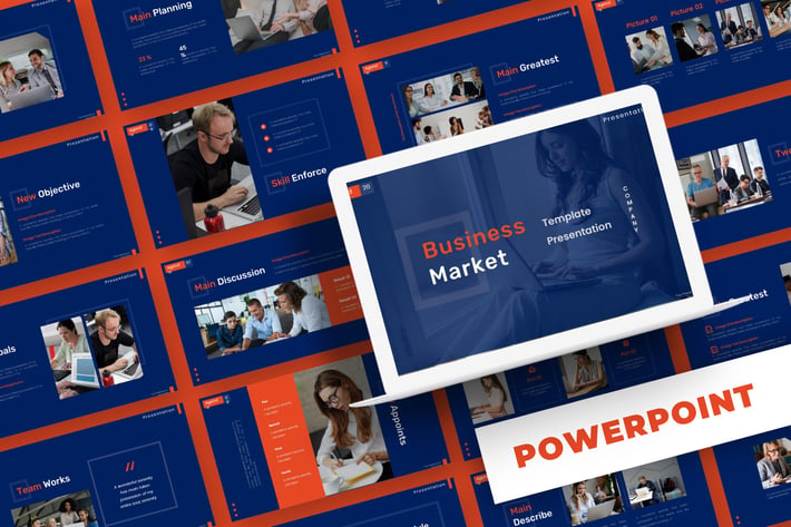 Business Market - Powerpoint Template