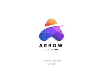 Abstract Letter Colorful Logo