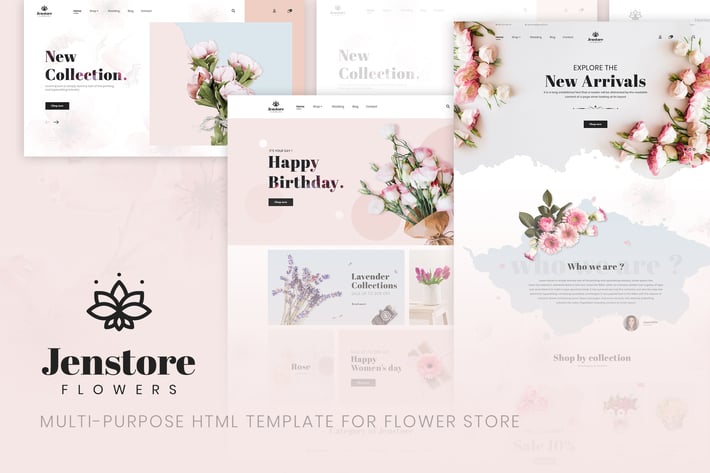 JenStore |  Flower Store HTML Template