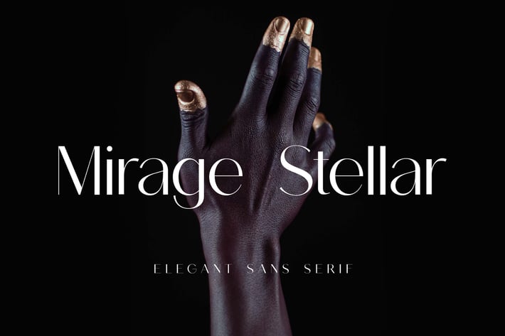 Mirage Stellar Elegant Sans Serif Font