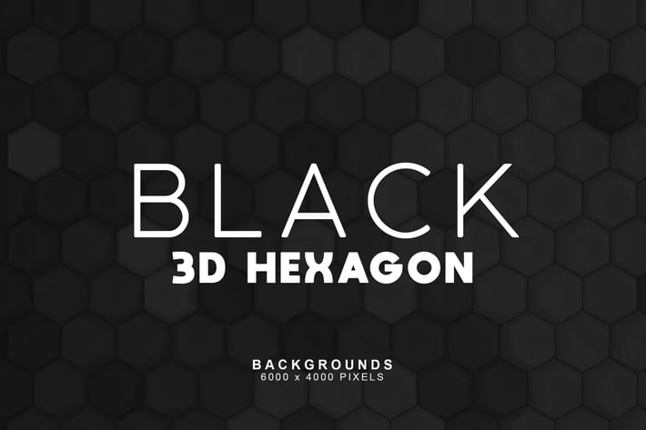 Black Hexagon Backgrounds