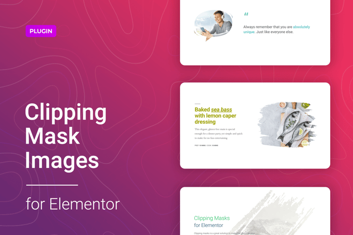 Image Clipping Mask for Elementor