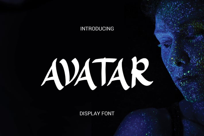 Avatar Display Font