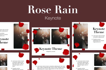 Rose Rain Keynote Template