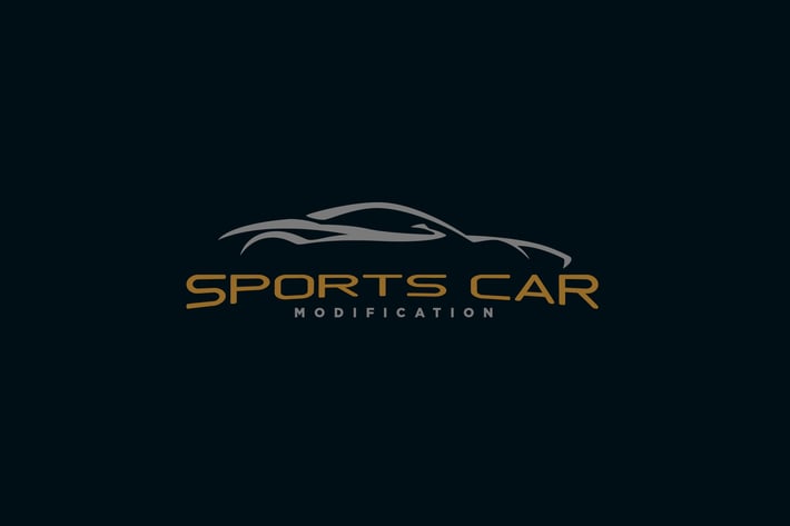 Modern Sleek Sports Car Logo