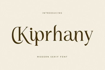 Kiprhany Modern Serif Font