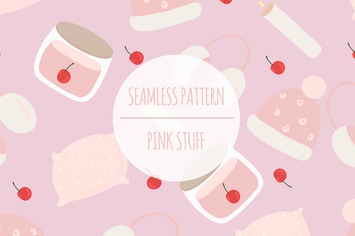 Pink Stuff – Seamless Pattern