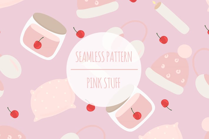 Pink Stuff – Seamless Pattern