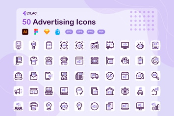 Lylac - Advertising Icons