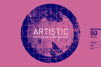 Artistic Textured Circles Kit