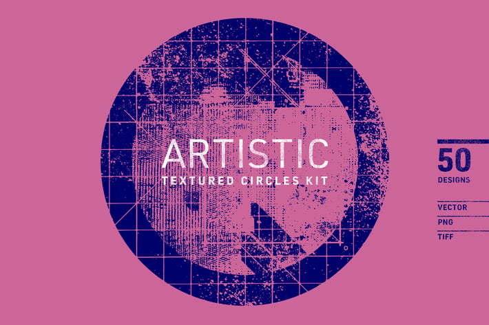 Artistic Textured Circles Kit