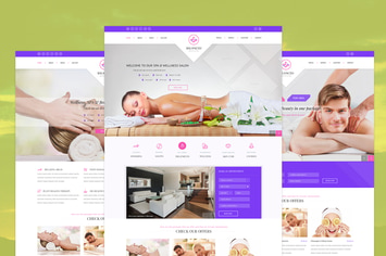 Balanced -  SPA, Wellness & Beauty PSD Template