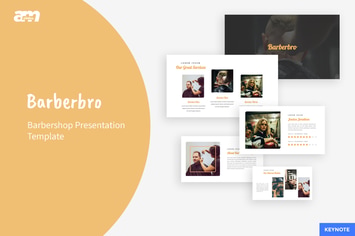 Barberbro - Barbershop Keynote Template