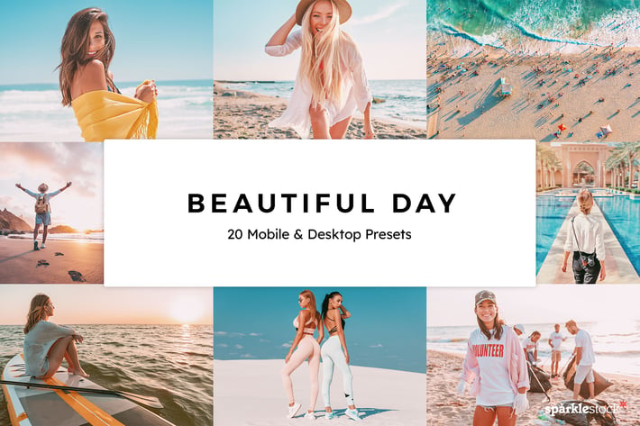20 Beautiful Day Lightroom Presets & LUTs