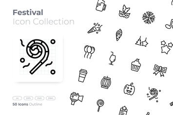 Festival Outline Icon