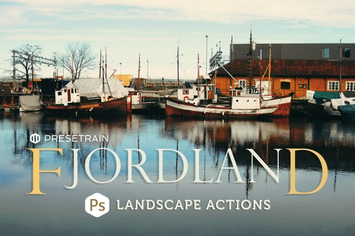 Fjordland Landscape Photoshop Actions