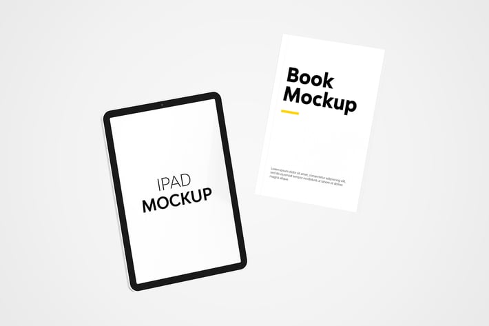 Book & iPad Mockup