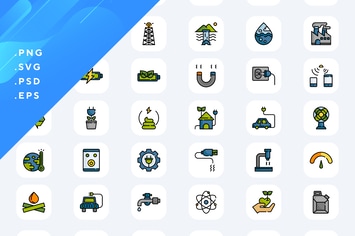 Power Energy Icons