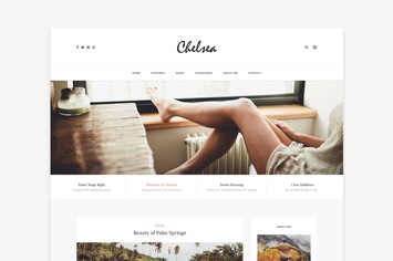 Chelsea - Personal Blog Template for Travelers