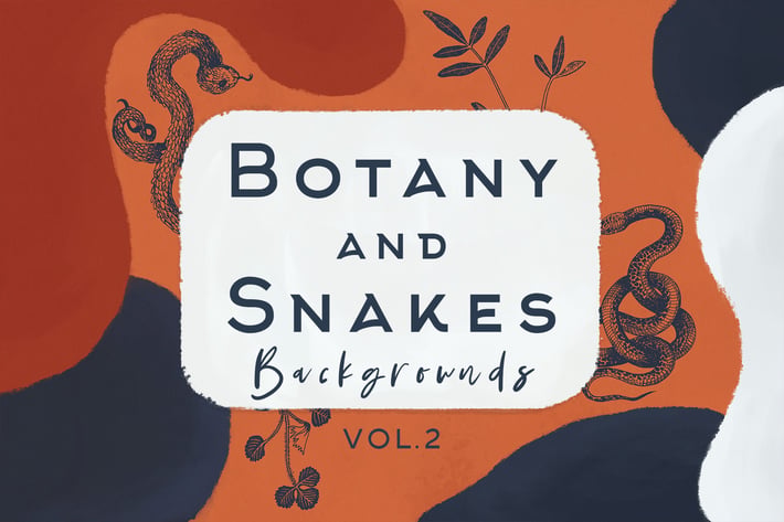 Botany And Snakes Backgrounds Vol.2