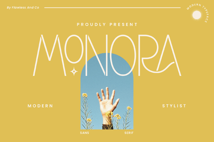 Monora Handwritten Sans Serif Font