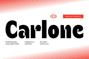 Carlone – Sans Serif Font