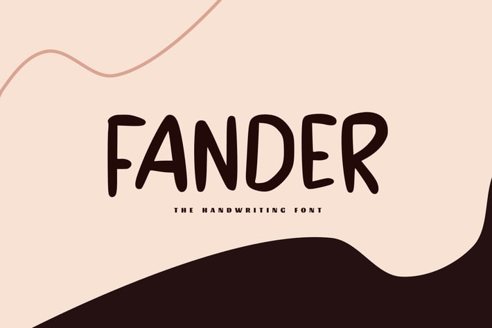 Fander - The Handwriting Font