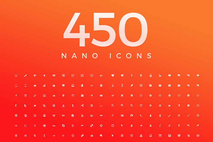 450 Nano Icons