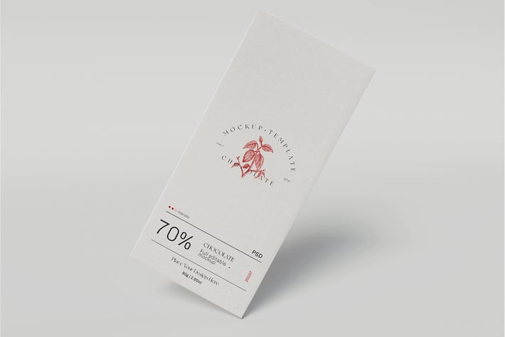Wrapped Chocolate Mockup