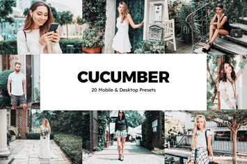 20 Cucumber Lightroom Presets & LUTs