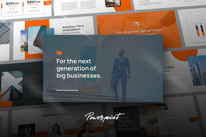 Boreal - Business Pitch Powerpoint Template