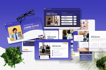 Lubde - Pitch Deck Powerpoint Template