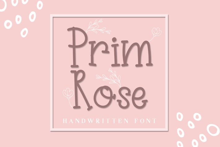 Prim Rose - Lovely Handwritten 