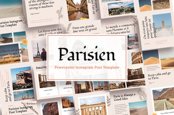 Parisien - Instagram Post Template Power Point