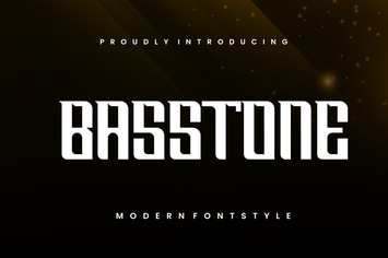Basstone Modern Font Style.