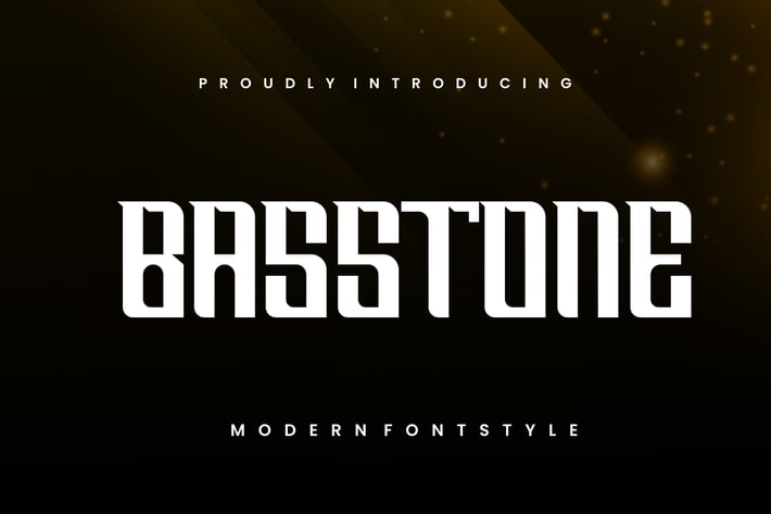 Basstone Modern Font Style.