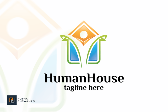 Human House - Logo Template