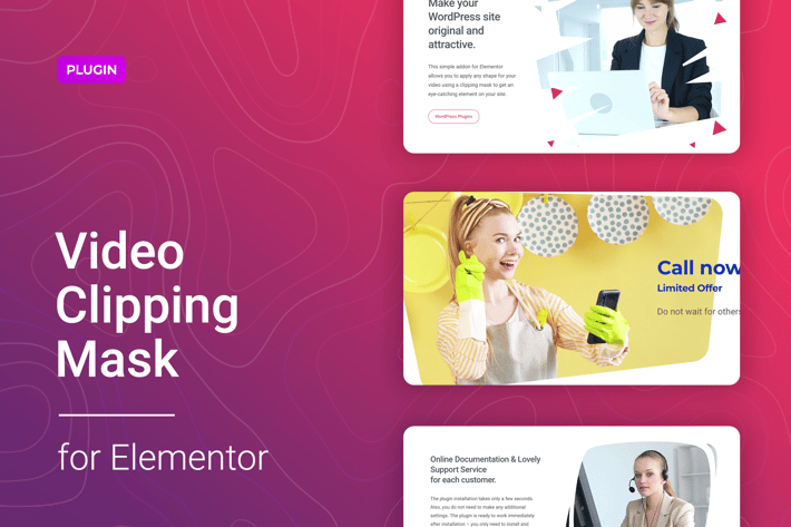 Video Clipping Mask for Elementor