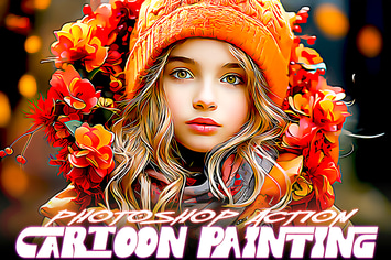 Cartoon Painting Photoshop Actions