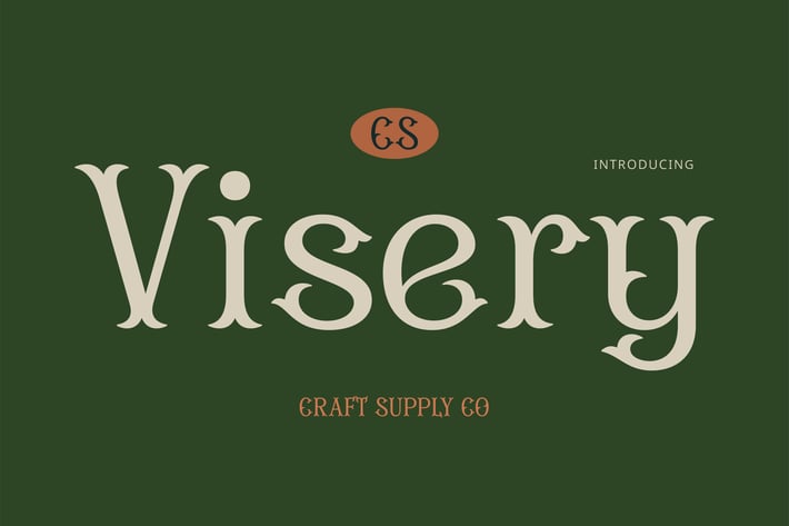 Visery – Display Font