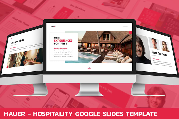 Hauer - Hospitality Google Slides Template