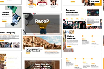 Raoop - Travelling Template Prensentation
