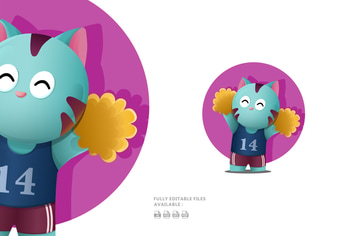 Cute Cat Illustration