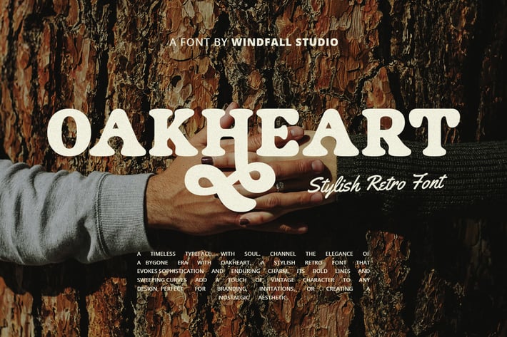 Oakheart - Modern Elegant Stylish Retro Font