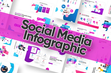Social Media Infographic Powerpoint Template