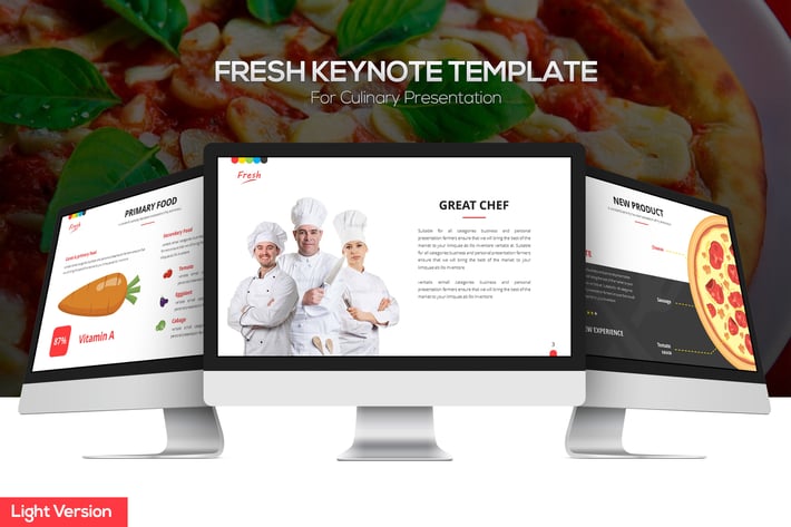 Fresh Keynote Template (Light Version)