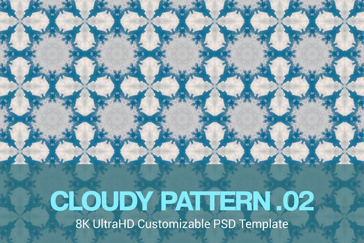 8K UltraHD Seamless Cloudy Pattern Background