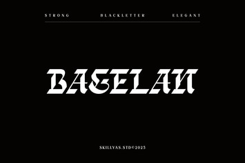Bagelan Blackletter Font