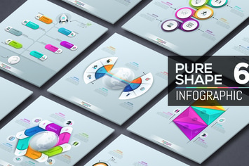 Pure Shape Infographic. Part 6