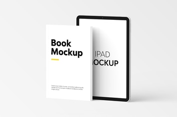 Book & iPad Mockup